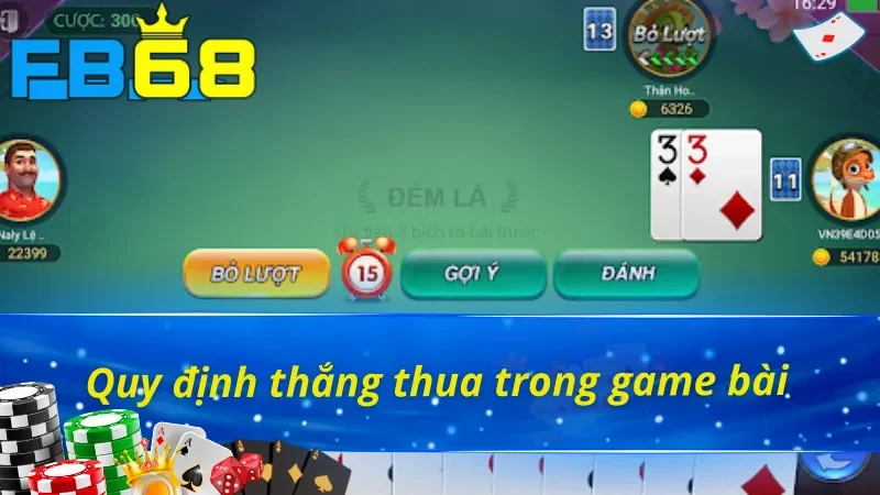 Chinh Phục Tiến Lên Miền Nam FB68 Thắng Lớn Mỗi Ngày 5 Phân định thắng thua trong Tiến Lên Miền Nam FB68
